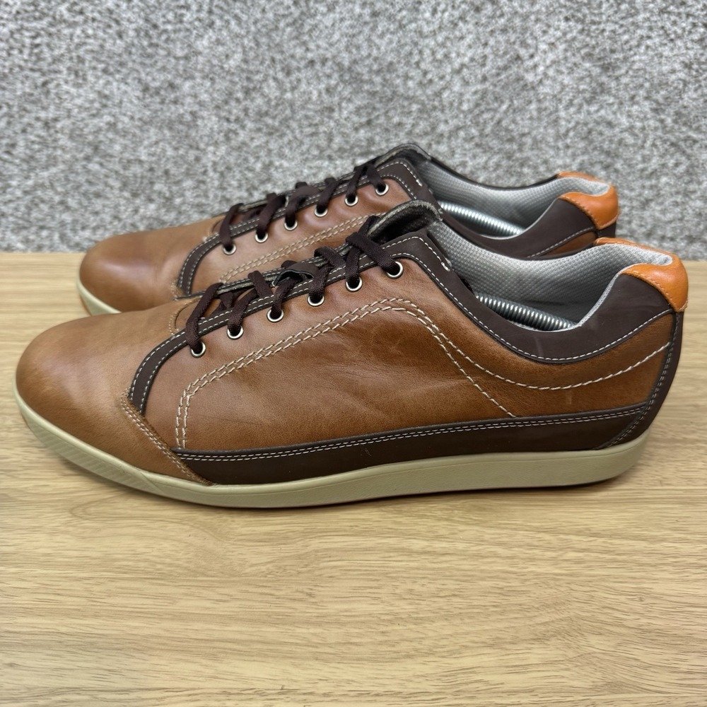 Footjoy Contour Spikeless Golf Shoes 54222 Casual Brown Leather Men's Size 13 FJ